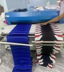 Công đoạn hồ mềm và cán nhiệt định hình bo