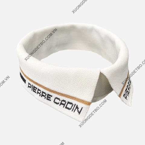 Bo cổ áo jacquard - Kiểu chữ 3