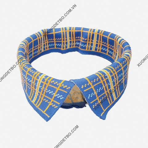 Bo Cổ áo jacquard - Kiểu Caro 1