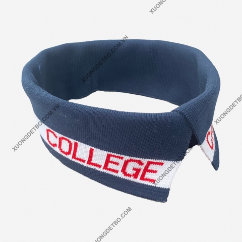 Bo cổ áo jacquard - Kiểu chữ 4